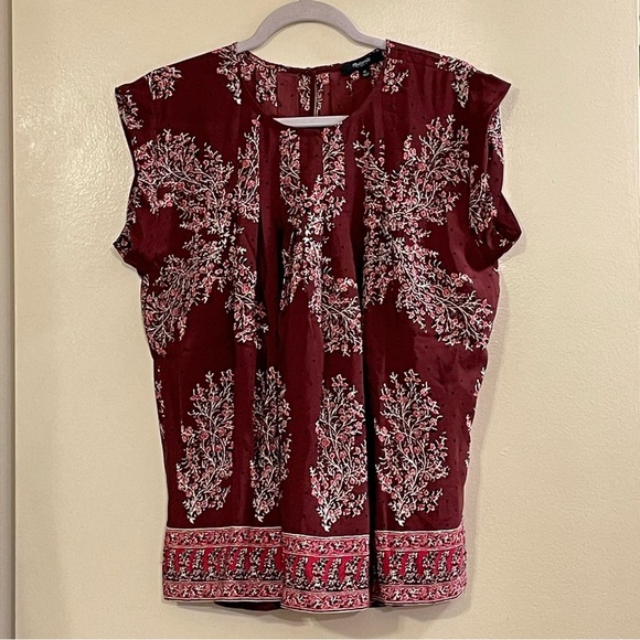 MADEWELL Silk Garden Top in Lassi Flower - Picture 3 of 8